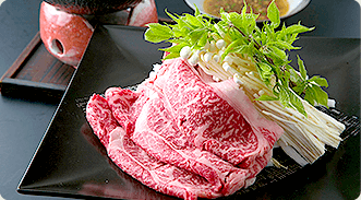 信州牛のしゃぶしゃぶ