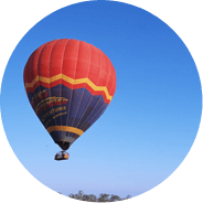 Extremely popular!  Enjoy a hot-air balloon first thing in the morning. 